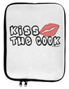 Kiss the Cook With Lips 9 x 11.5 Tablet  Sleeve by TooLoud