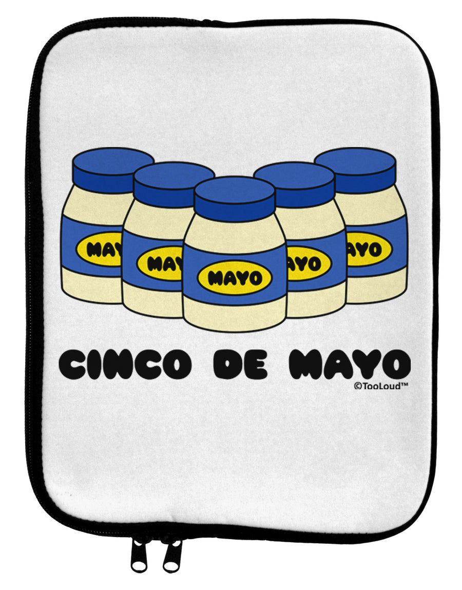 Cinco de Mayo - 5 Mayo Jars 9 x 11.5 Tablet Sleeve by TooLoud-TooLoud-White-Black-Davson Sales