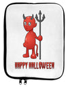 Cute Devil - Happy Halloween Design 9 x 11.5 Tablet Sleeve-TooLoud-White-Black-Davson Sales