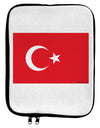 Turkey Flag 9 x 11.5 Tablet Sleeve by TooLoud-TooLoud-White-Black-Davson Sales