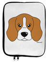 Cute Beagle Dog 9 x 11.5 Tablet Sleeve by TooLoud-TooLoud-White-Black-Davson Sales