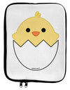 Cute Hatching Chick Design 9 x 11.5 Tablet Sleeve by TooLoud-TooLoud-White-Black-Davson Sales