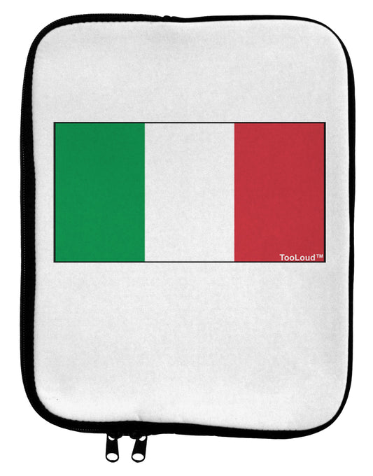 Italian Flag - Italy 9 x 11.5 Tablet Sleeve by TooLoud-TooLoud-White-Black-Davson Sales