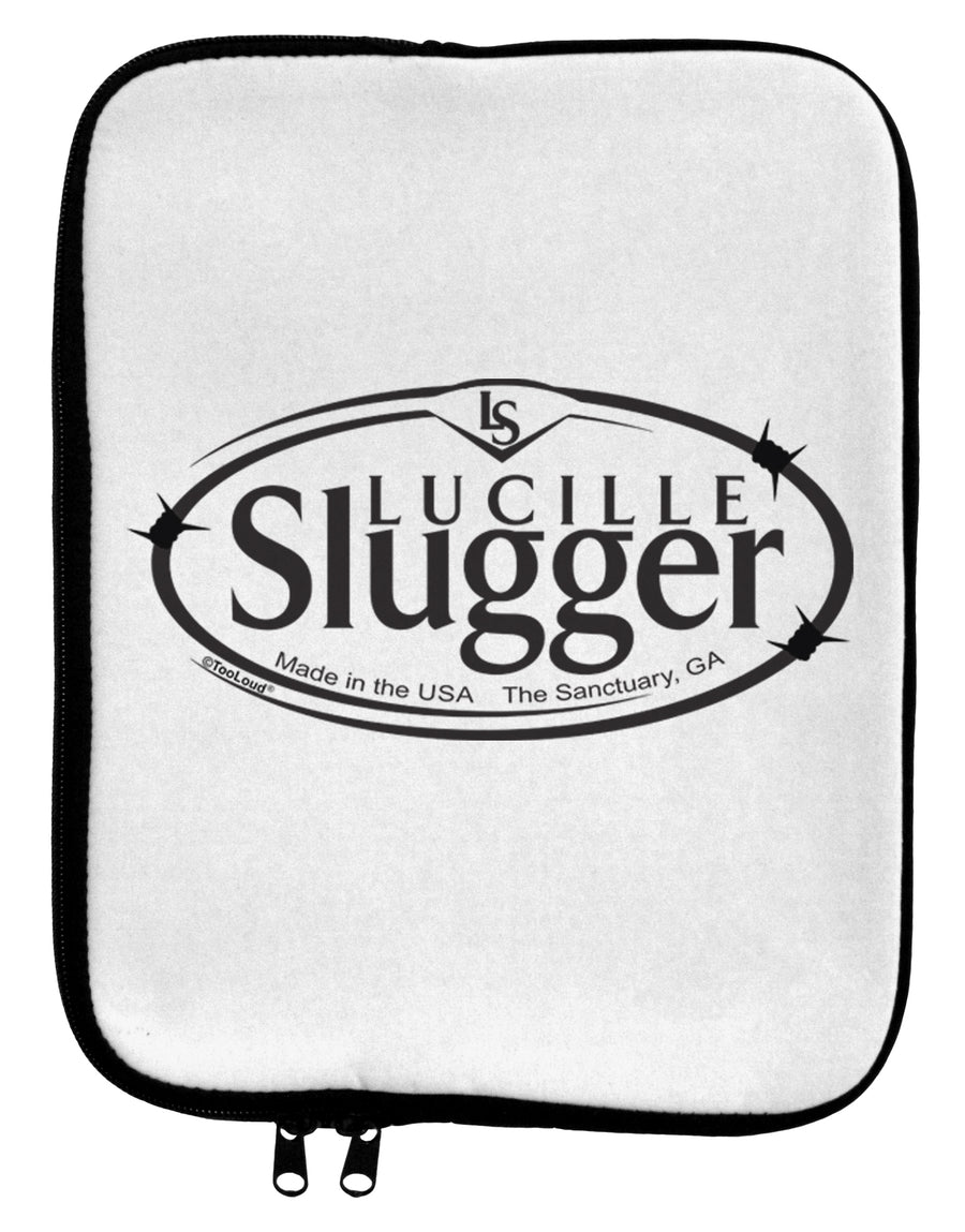 Lucille Slugger Logo 9 x 11.5 Tablet Sleeve by TooLoud-TooLoud-White-Black-Davson Sales