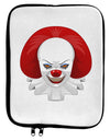 Scary Clown Face B - Halloween 9 x 11.5 Tablet Sleeve-TooLoud-White-Black-Davson Sales