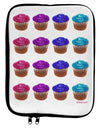 Colorful Cupcake Pattern 9 x 11.5 Tablet Sleeve by TooLoud-TooLoud-White-Black-Davson Sales