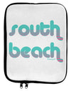 South Beach Color Scheme Design 9 x 11.5 Tablet Sleeve by TooLoud-TooLoud-White-Black-Davson Sales