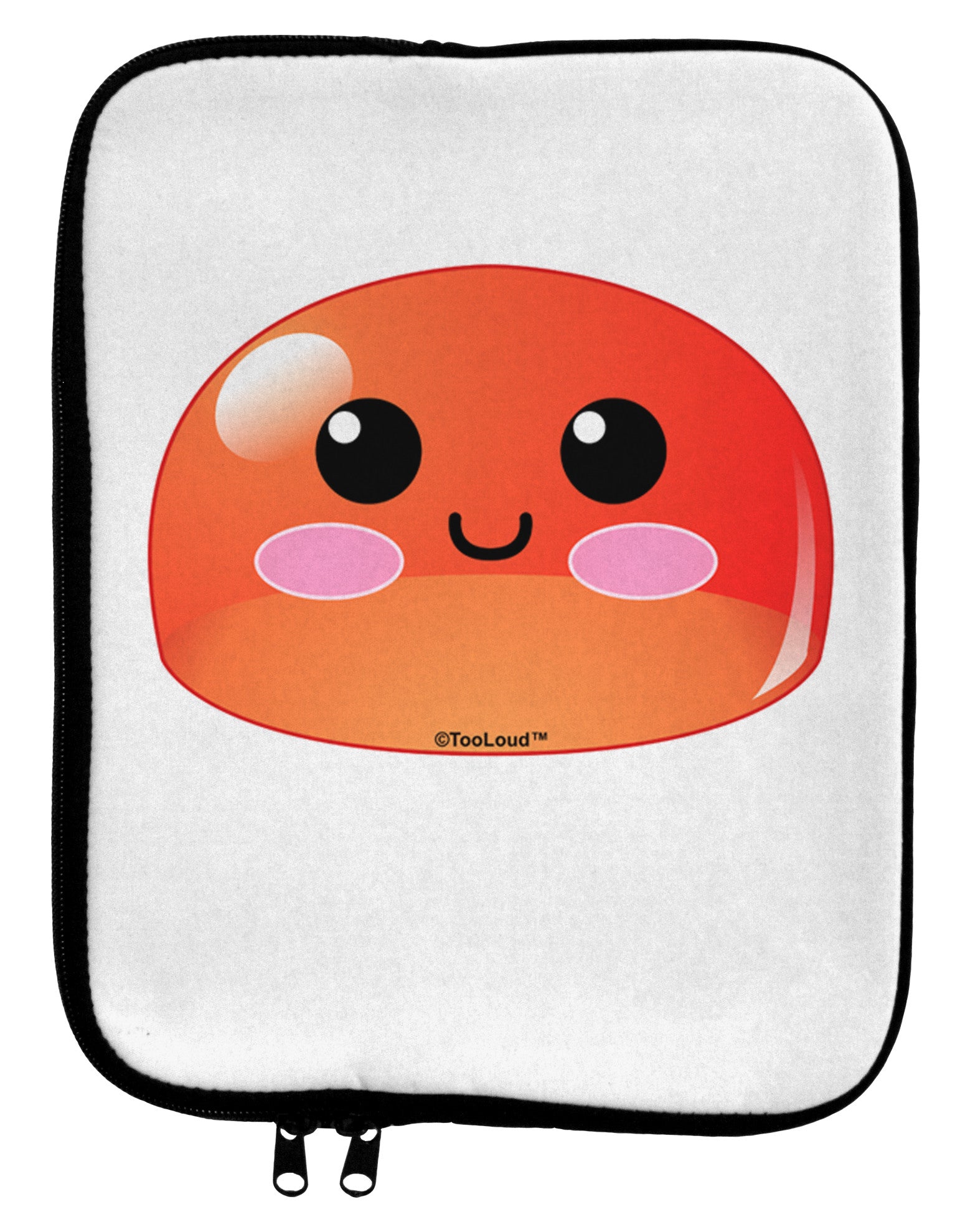 Cute RPG Slime - Red 9 x 11.5 Tablet Sleeve by TooLoud-TooLoud-White-Black-Davson Sales