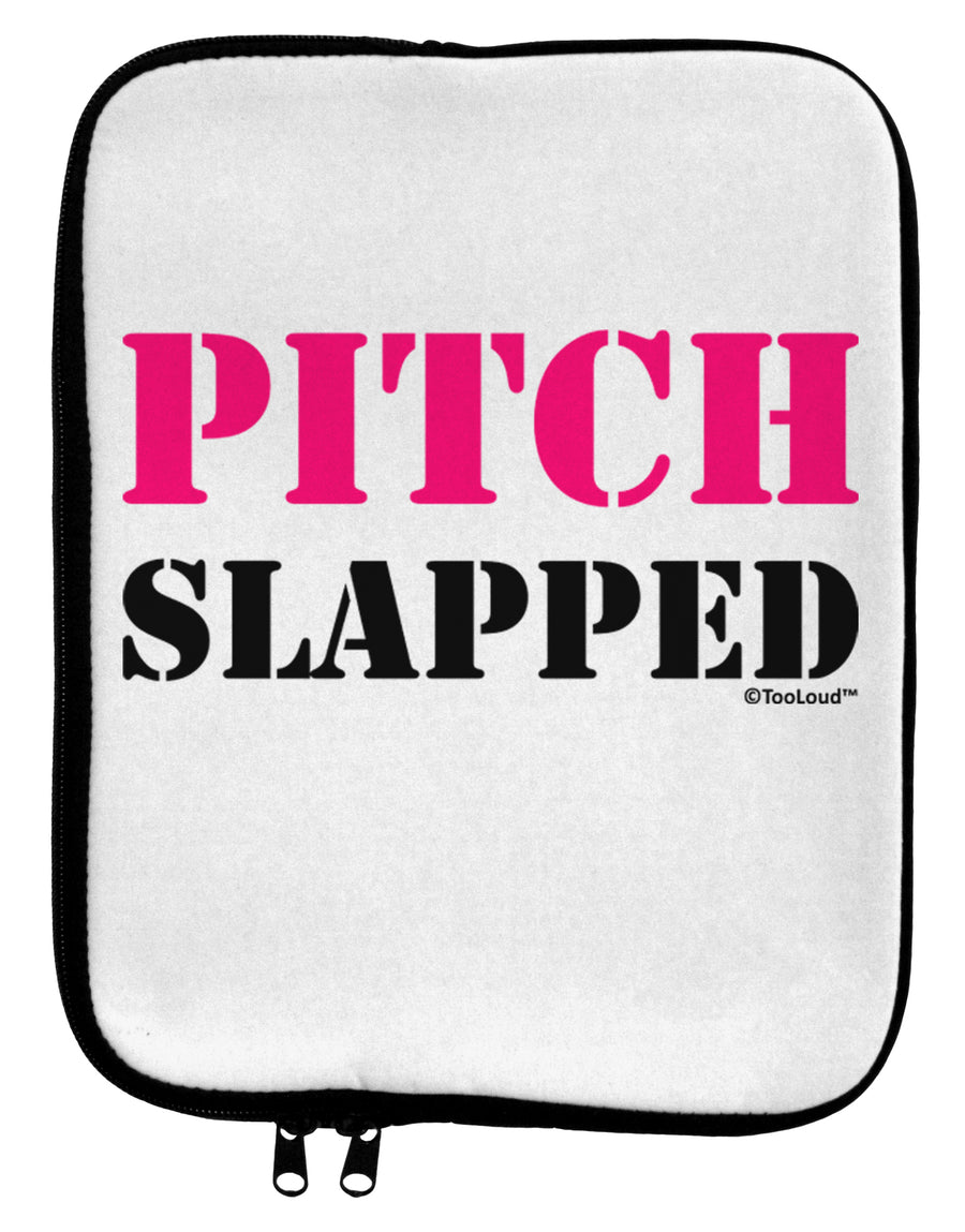 Pitch Slapped - Pink 9 x 11.5 Tablet Sleeve by TooLoud-TooLoud-White-Black-Davson Sales