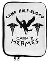 Camp Half Blood Cabin 11 Hermes 9 x 11.5 Tablet Sleeve by TooLoud-TooLoud-White-Black-Davson Sales