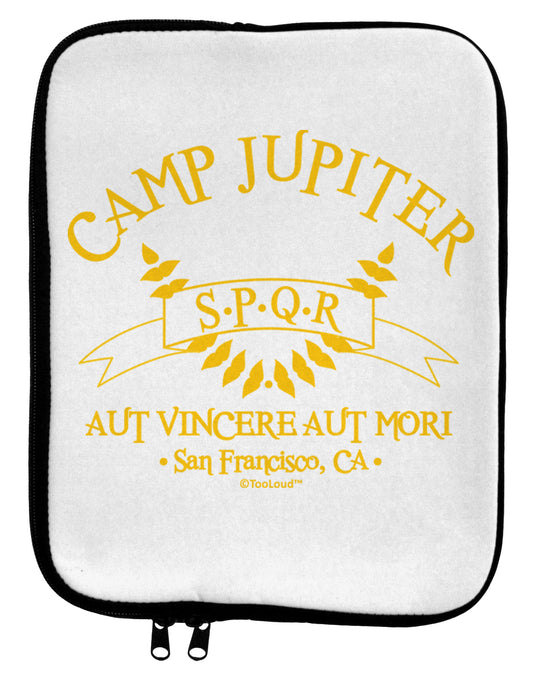 Camp Jupiter - SPQR Banner - Gold 9 x 11.5 Tablet Sleeve by TooLoud-TooLoud-White-Black-Davson Sales
