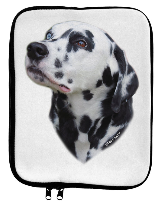 Dalmatian Portrait 9 x 11.5 Tablet Sleeve by TooLoud-TooLoud-White-Black-Davson Sales