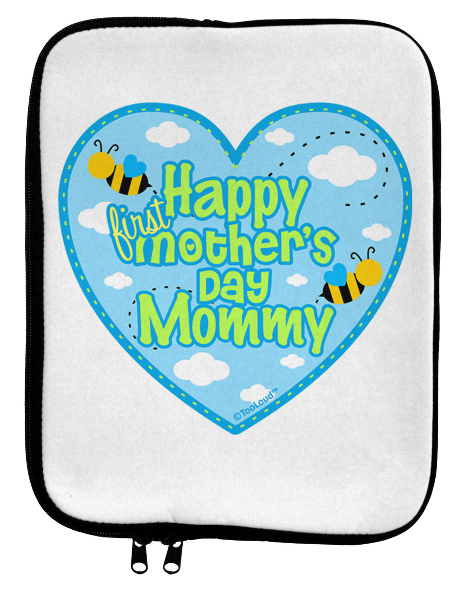 Happy First Mother's Day Mommy - Blue 9 x 11.5 Tablet Sleeve by TooLoud-TooLoud-White-Black-Davson Sales