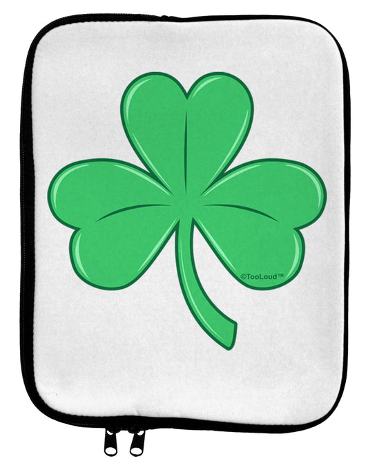 Shamrock Vector Design 9 x 11.5 Tablet Sleeve by TooLoud-TooLoud-White-Black-Davson Sales