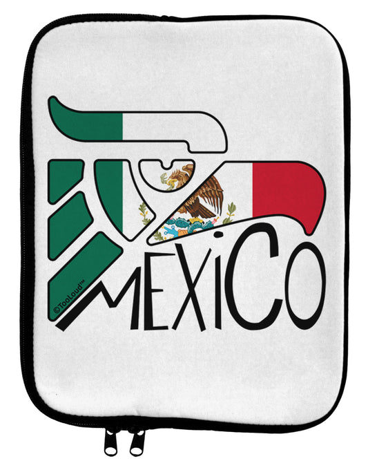 Mexico Eagle Symbol - Mexican Flag - Mexico 9 x 11.5 Tablet Sleeve by TooLoud-TooLoud-White-Black-Davson Sales