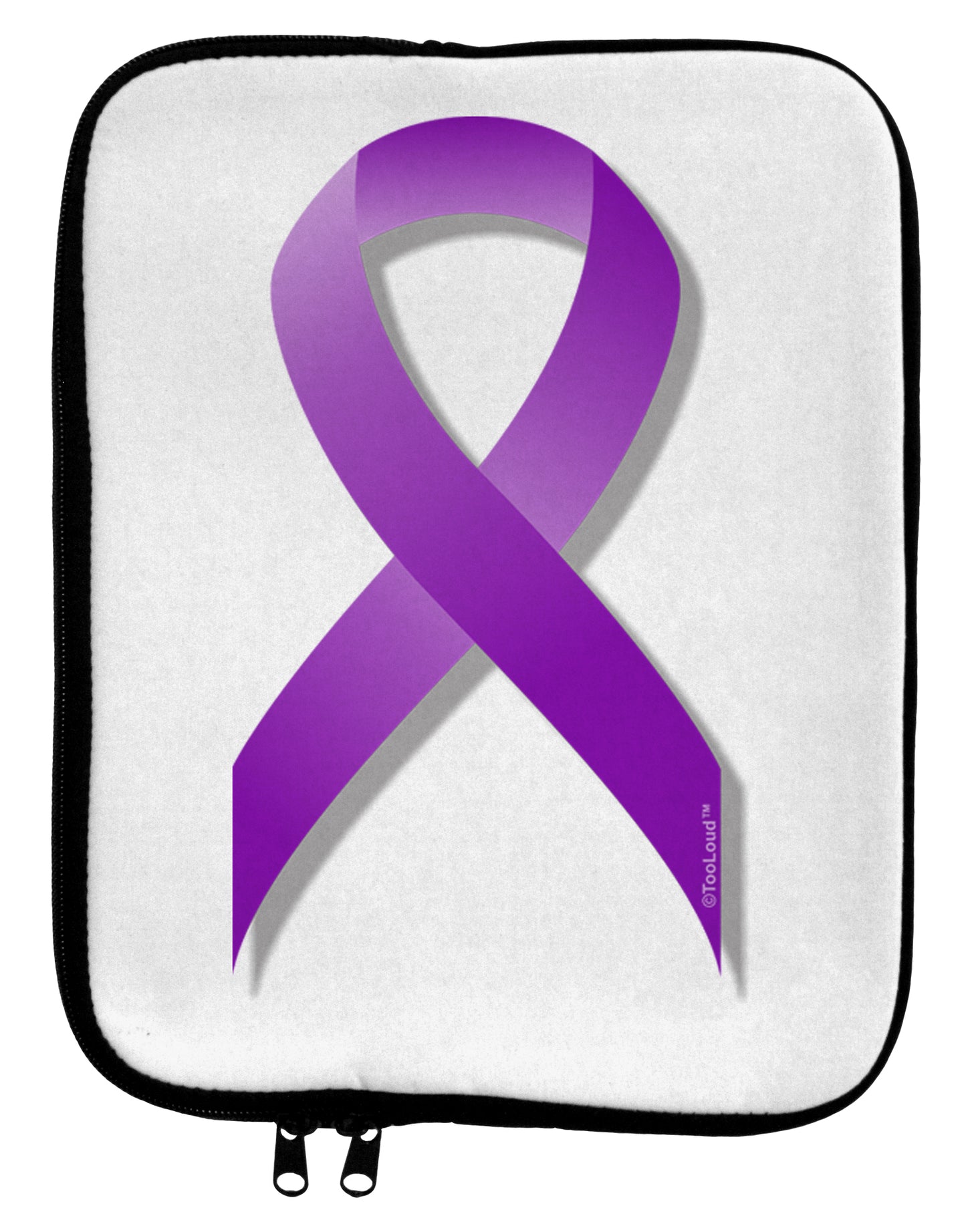 Epilepsy Awareness Ribbon - Purple 9 x 11.5 Tablet Sleeve by TooLoud-TooLoud-White-Black-Davson Sales