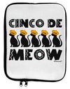 Five Cats - Cinco de Meow 9 x 11.5 Tablet Sleeve by TooLoud-TooLoud-White-Black-Davson Sales