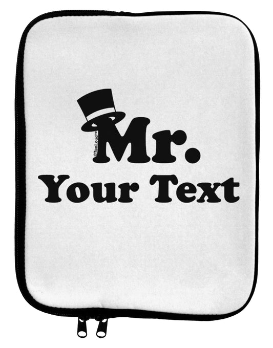 Personalized Mr Classy 9 x 11.5 Tablet Sleeve by TooLoud-TooLoud-White-Black-Davson Sales