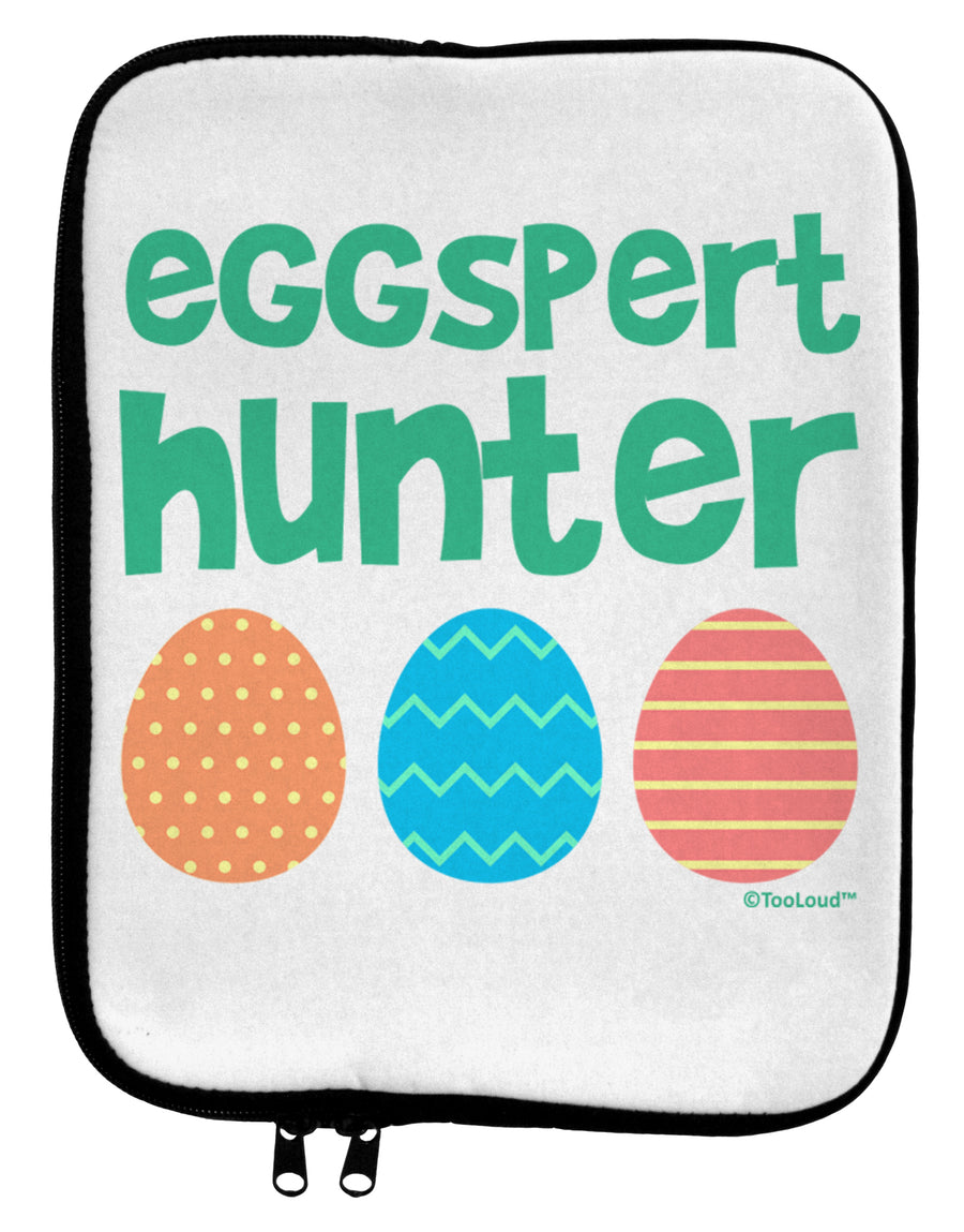 Eggspert Hunter - Easter - Green 9 x 11.5 Tablet Sleeve by TooLoud-TooLoud-White-Black-Davson Sales