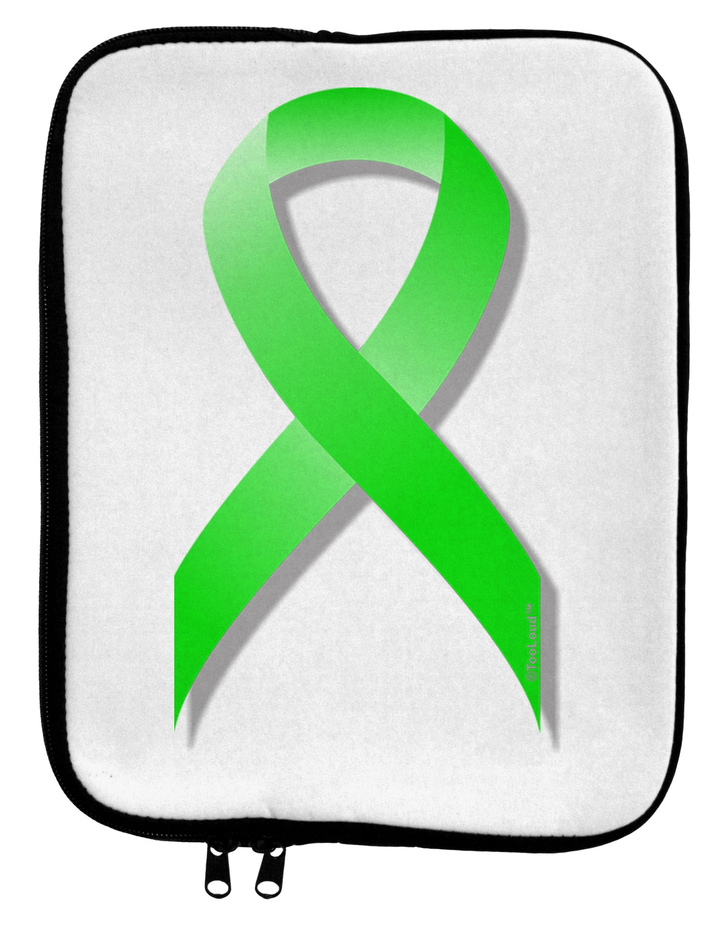 Lyme Disease Awareness Ribbon - Lime Green 9 x 11.5 Tablet Sleeve by TooLoud-TooLoud-White-Black-Davson Sales