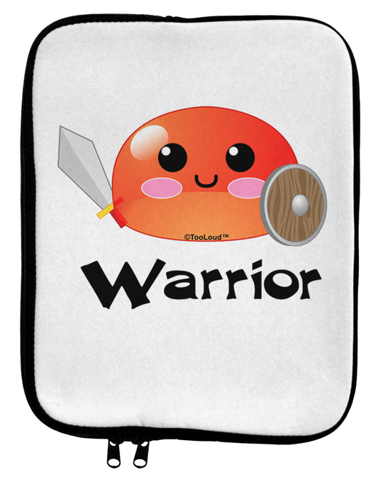 Cute RPG Slime - Warrior 9 x 11.5 Tablet Sleeve by TooLoud-TooLoud-White-Black-Davson Sales
