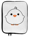 Cute Little Chick - White 9 x 11.5 Tablet Sleeve by TooLoud-TooLoud-White-Black-Davson Sales