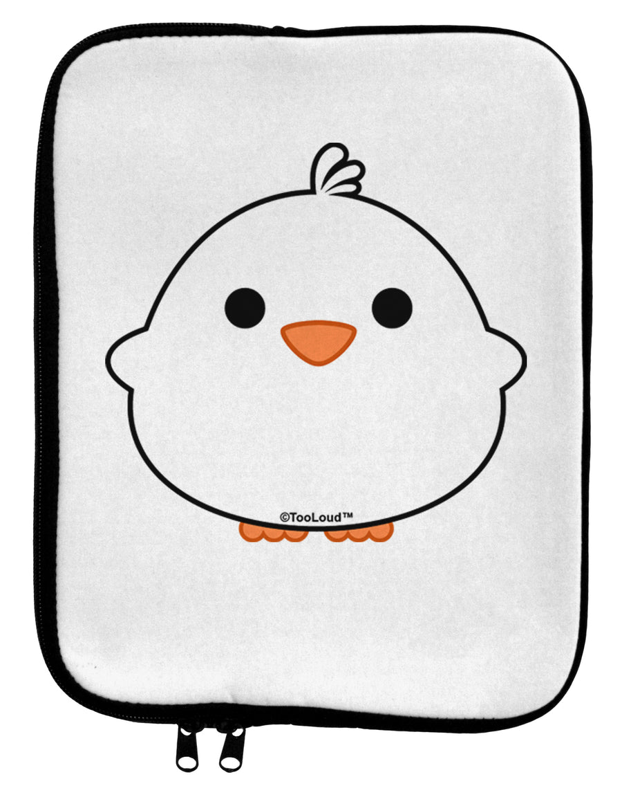 Cute Little Chick - White 9 x 11.5 Tablet Sleeve by TooLoud-TooLoud-White-Black-Davson Sales