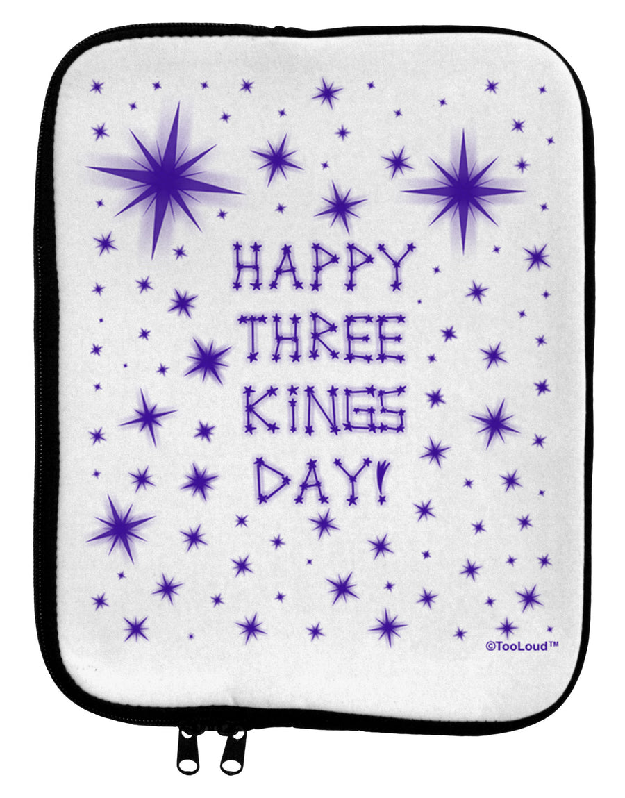 Happy Three Kings Day - Shining Stars 9 x 11.5 Tablet Sleeve by TooLoud-TooLoud-White-Black-Davson Sales