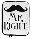 - Mr Right 9 x 11.5 Tablet Sleeve-TooLoud-White-Black-Davson Sales