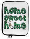 Home Sweet Home - California - Cactus and State Flag 9 x 11.5 Tablet Sleeve by TooLoud-TooLoud-White-Black-Davson Sales