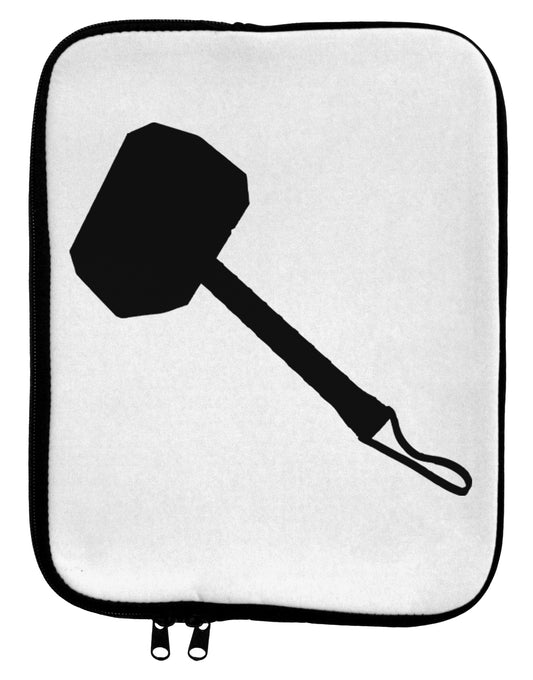 Thors Hammer Nordic Runes Lucky Odin Mjolnir Valhalla 9 x 11.5 Tablet Sleeve by TooLoud-TooLoud-White-Black-Davson Sales