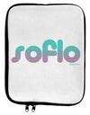 SoFlo - South Beach Style Design 9 x 11.5 Tablet Sleeve by TooLoud-TooLoud-White-Black-Davson Sales