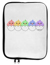 Cute Hatching Chicks Group #2 9 x 11.5 Tablet Sleeve by TooLoud-TooLoud-White-Black-Davson Sales