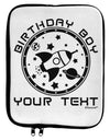 Personalized Birthday Boy Space with Customizable Name 9 x 11.5 Tablet Sleeve by TooLoud-TooLoud-White-Black-Davson Sales