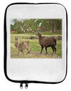 Standing Llamas 9 x 11.5 Tablet Sleeve by TooLoud-TooLoud-White-Black-Davson Sales