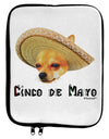 Chihuahua Dog with Sombrero - Cinco de Mayo 9 x 11.5 Tablet Sleeve by TooLoud-TooLoud-White-Black-Davson Sales
