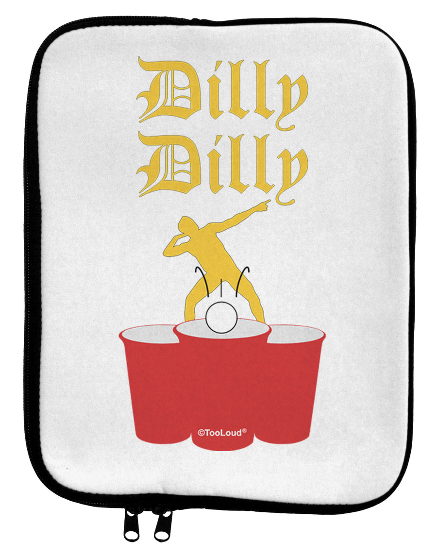 Dilly Dilly Funny Beer 9 x 11.5 Tablet Sleeve by TooLoud-TooLoud-White-Black-Davson Sales