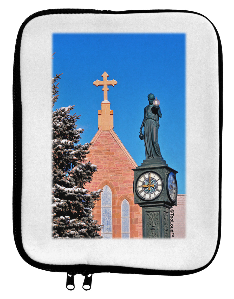 Manitou Springs Colorado 9 x 11.5 Tablet Sleeve by TooLoud-TooLoud-White-Black-Davson Sales