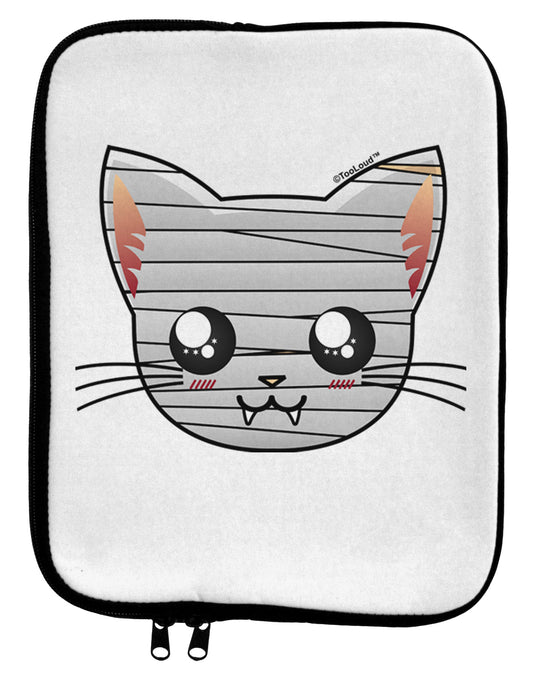 Mummy Kitty 9 x 11.5 Tablet Sleeve by TooLoud-TooLoud-White-Black-Davson Sales