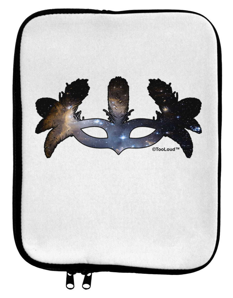 Galaxy Masquerade Mask 9 x 11.5 Tablet Sleeve by TooLoud-TooLoud-White-Black-Davson Sales