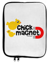 Cute Chick Magnet Design 9 x 11.5 Tablet Sleeve by TooLoud-TooLoud-White-Black-Davson Sales