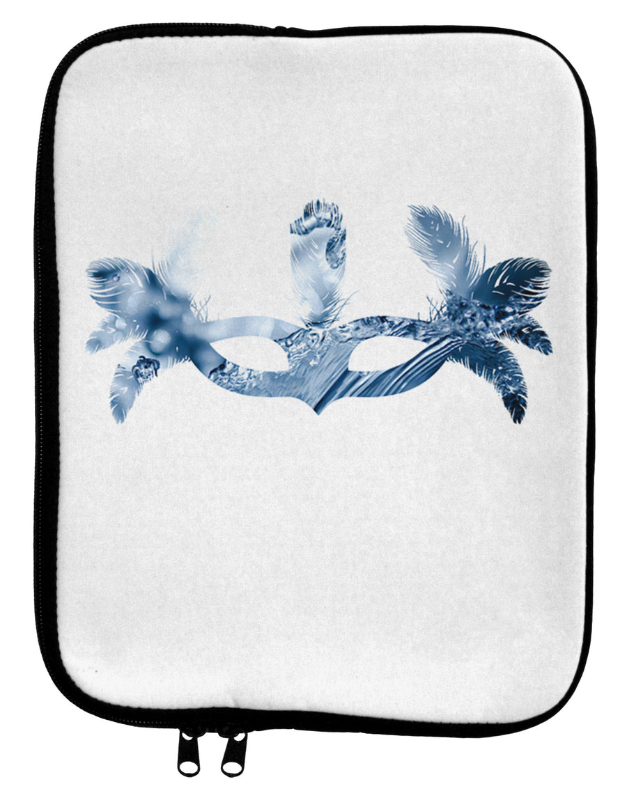 Water Masquerade Mask 9 x 11.5 Tablet Sleeve by TooLoud-TooLoud-White-Black-Davson Sales