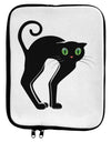 Cute Arched Black Cat Halloween 9 x 11.5 Tablet Sleeve-TooLoud-White-Black-Davson Sales