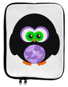 Cute Owl Halloween 9 x 11.5 Tablet Sleeve-TooLoud-White-Black-Davson Sales