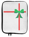 Christmas Present Gift 9 x 11.5 Tablet Sleeve-TooLoud-White-Black-Davson Sales