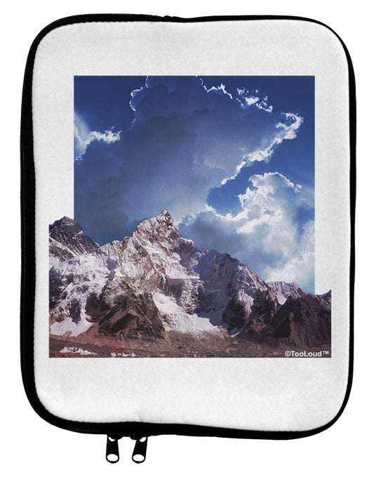 Mountain Pop Out 9 x 11.5 Tablet Sleeve by TooLoud-TooLoud-White-Black-Davson Sales