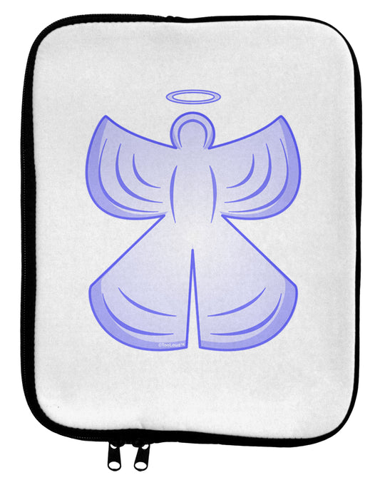 Snow Angel Design - Winter 9 x 11.5 Tablet Sleeve-TooLoud-White-Black-Davson Sales