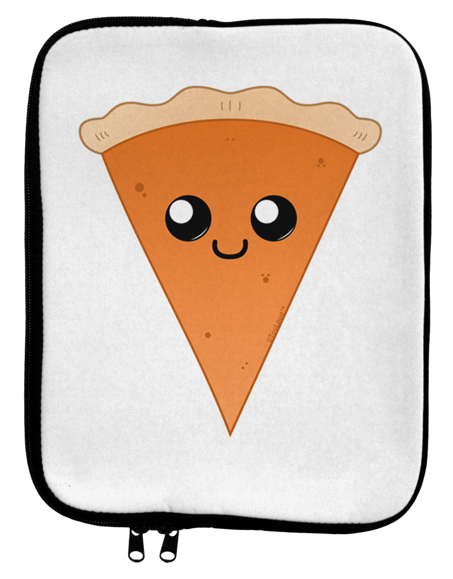 Cute Pie Slice - Thanksgiving 9 x 11.5 Tablet Sleeve-TooLoud-White-Black-Davson Sales