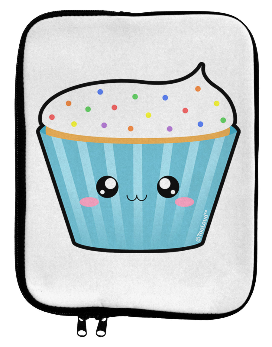 Cute Cupcake with Sprinkles 9 x 11.5 Tablet Sleeve by TooLoud-TooLoud-White-Black-Davson Sales