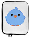 Cute Little Chick - Blue 9 x 11.5 Tablet Sleeve by TooLoud-TooLoud-White-Black-Davson Sales